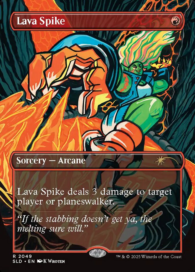 Lava Spike — Secret Lair Drop 2049/2754