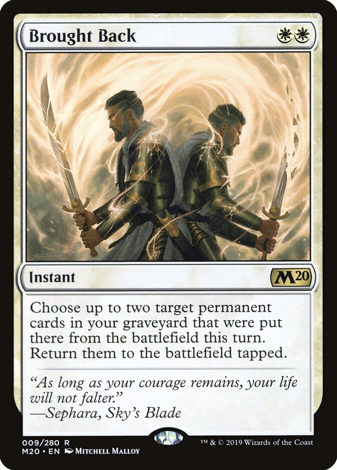 Brought Back — Core Set 2020 9/345