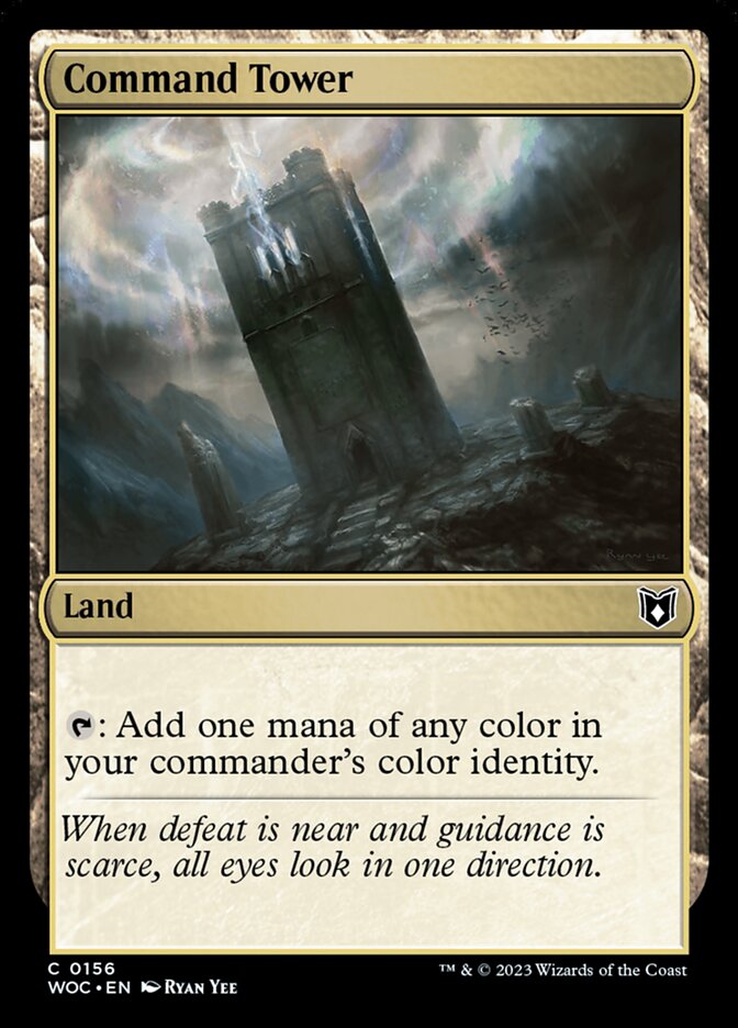 Command Tower — Wilds of Eldraine Commander 156/173