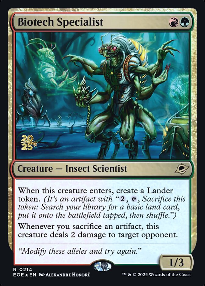 Biotech Specialist — Edge of Eternities Promos 214s/160