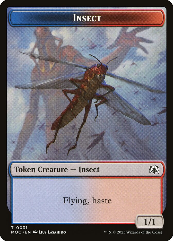 Insect — March of the Machine Commander Tokens 31/46