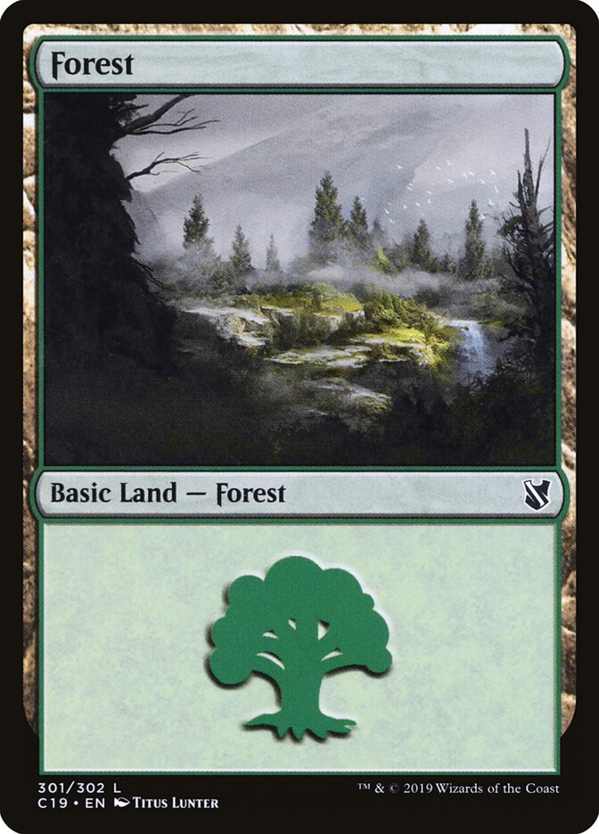 Forest — Commander 2019 301/302