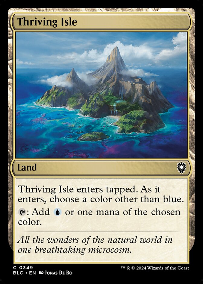 Thriving Isle — Bloomburrow Commander 349/356