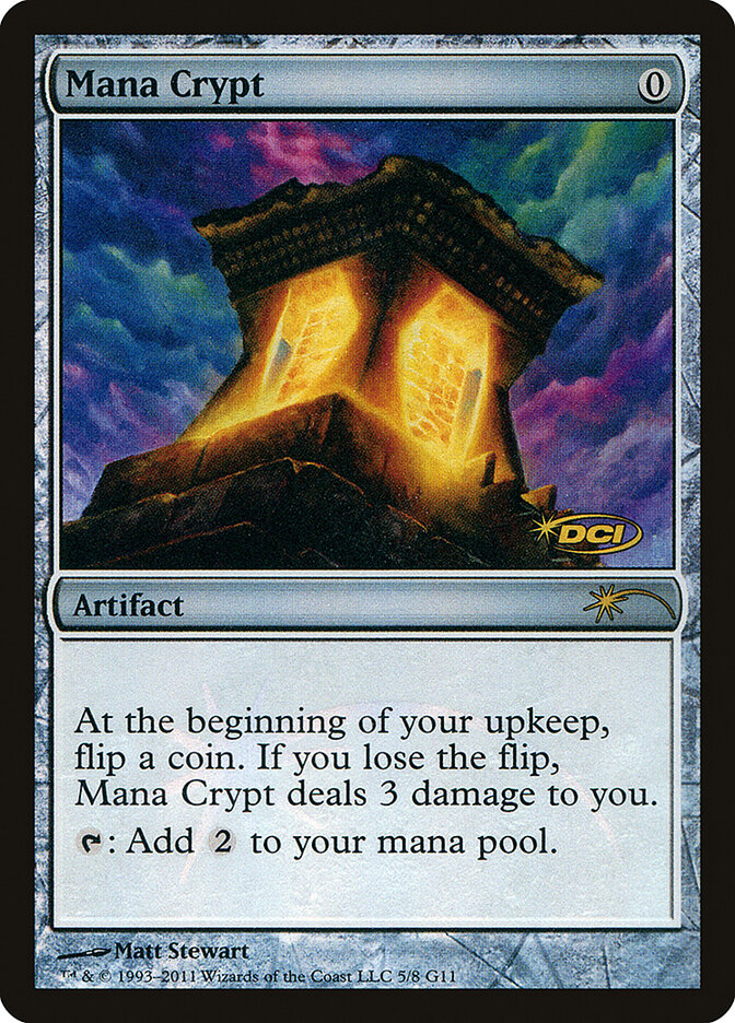 Mana Crypt — Judge Gift Cards 2011 5/8