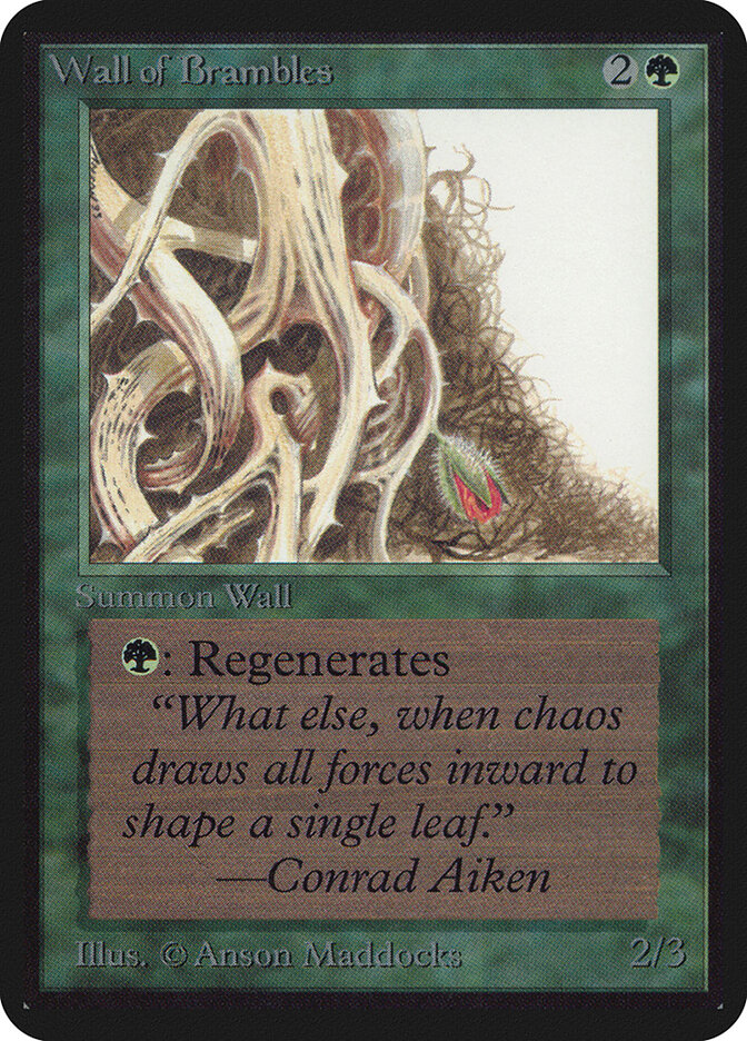 Wall of Brambles — Limited Edition Alpha 223/295