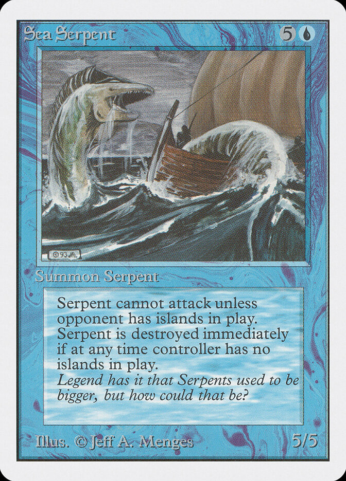 Sea Serpent — Unlimited Edition 77/302