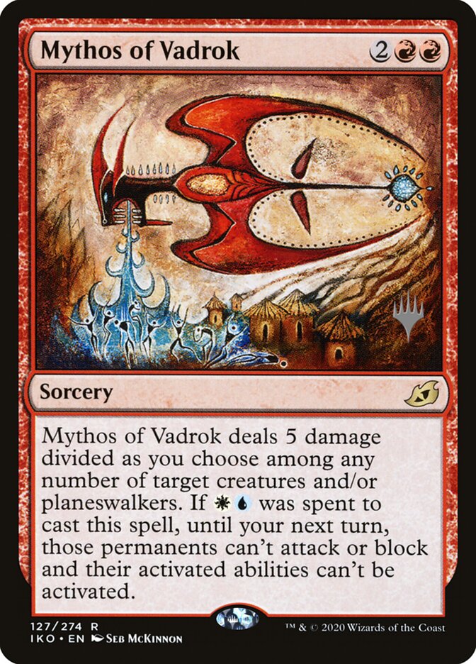 Mythos of Vadrok — Ikoria: Lair of Behemoths Promos 127p/137