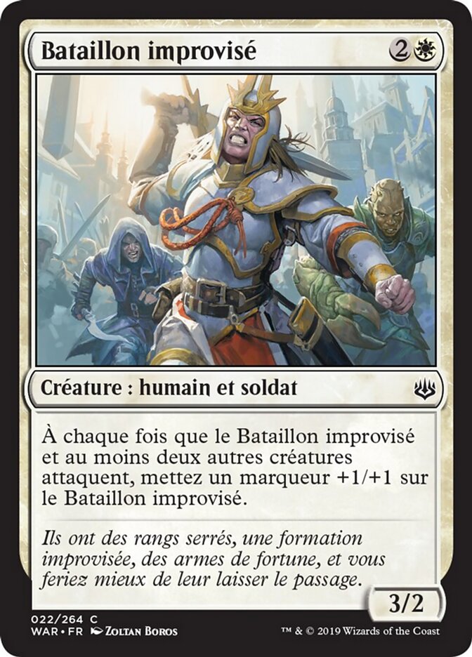 Bataillon improvisé — War of the Spark 22/312