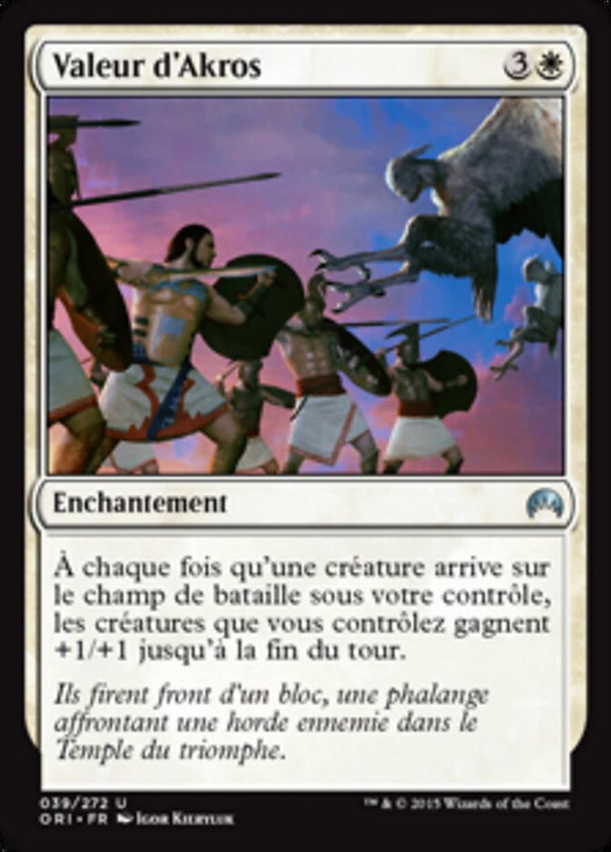 Valeur d'Akros — Magic Origins 39/288