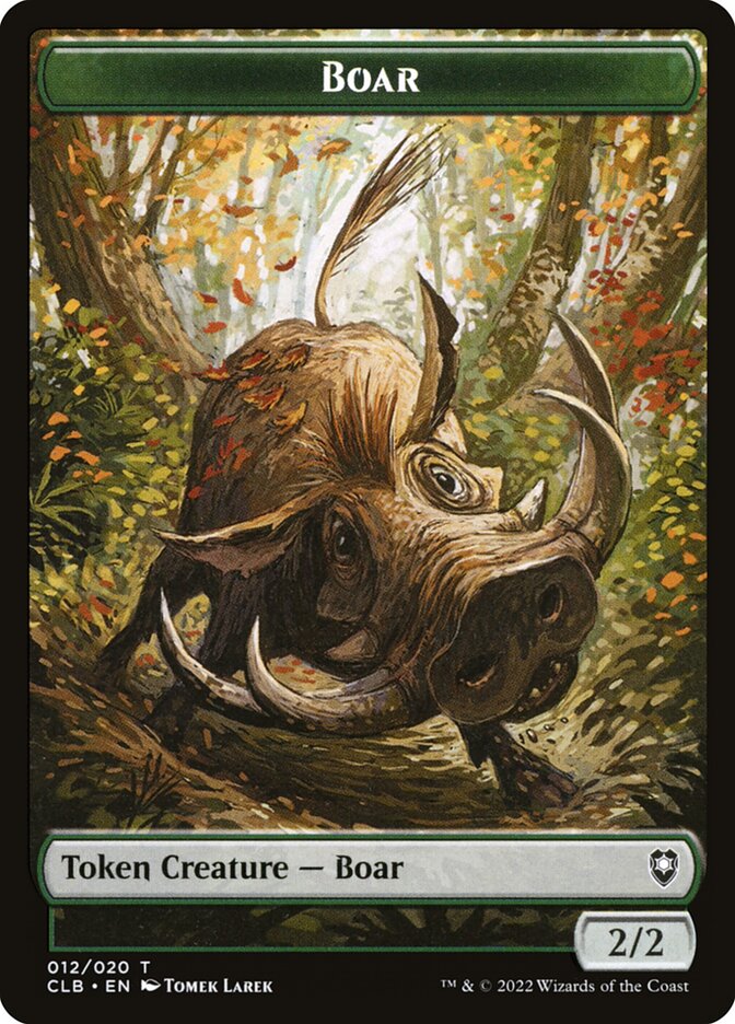 Boar — Battle for Baldur's Gate Tokens 12/51