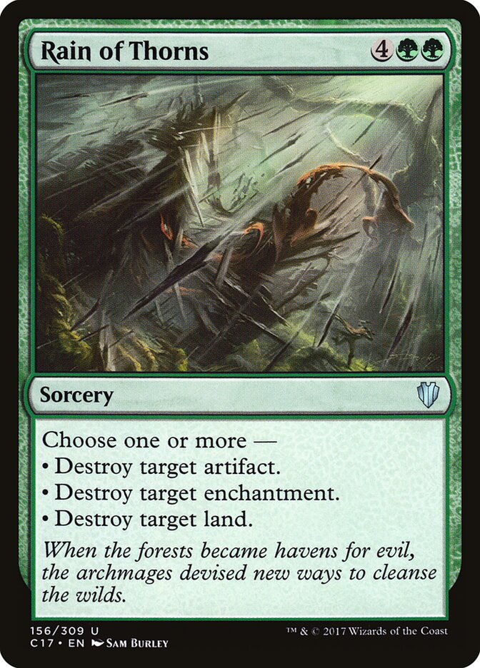 Rain of Thorns — Commander 2017 156/309