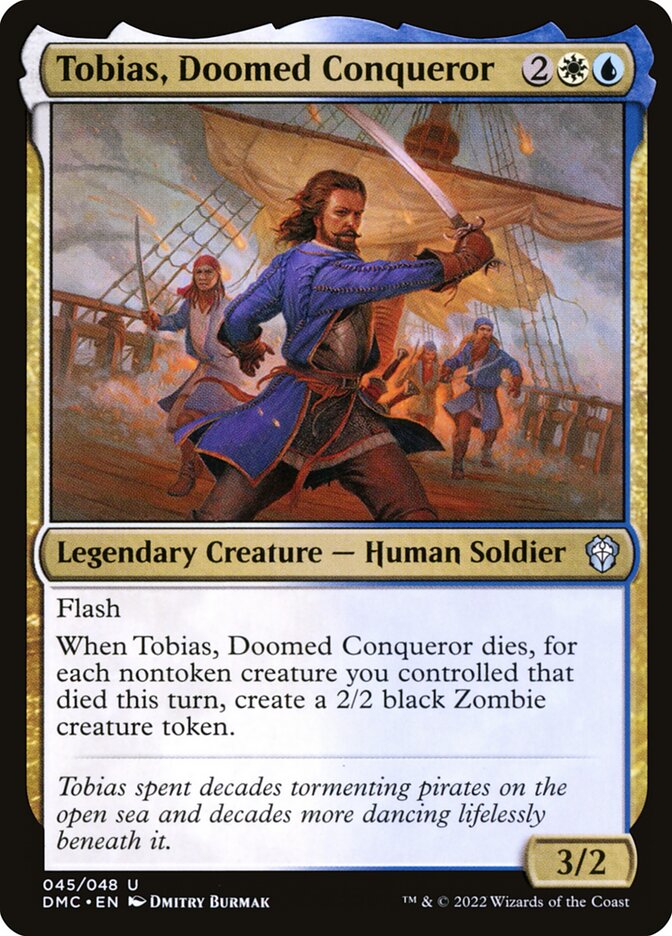 Tobias, conquérant maudit — Dominaria United Commander 45/240