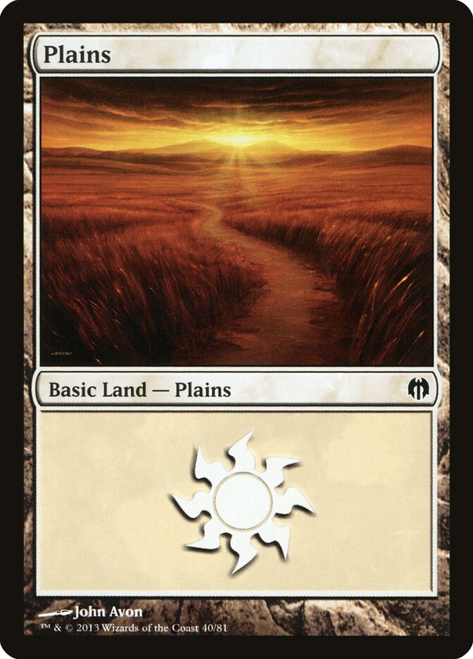 Plains — Duel Decks: Heroes vs. Monsters 40/81