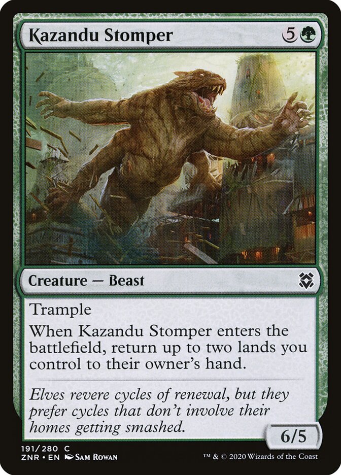 Kazandu Stomper — Zendikar Rising 191/406