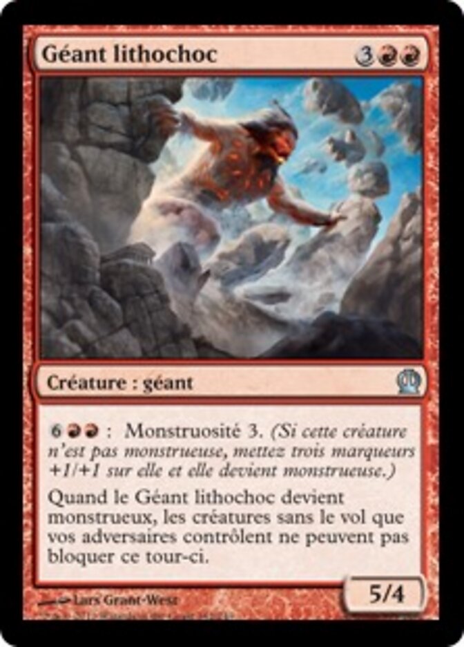 Géant lithochoc — Theros 142/249