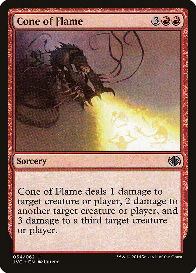 Cone of Flame — Duel Decks Anthology: Jace vs. Chandra 54/62