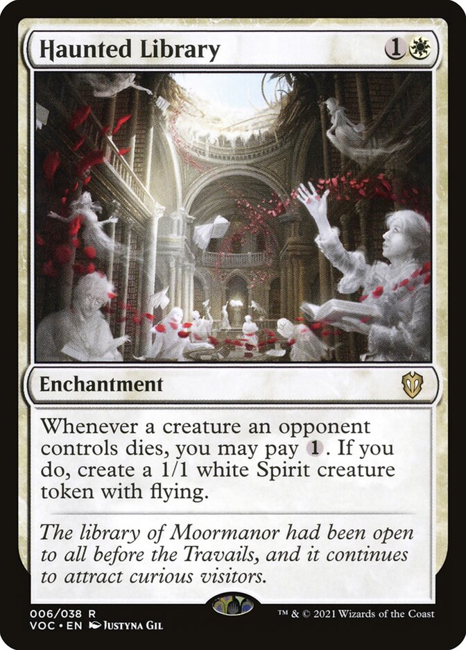 Haunted Library — Crimson Vow Commander 6/188