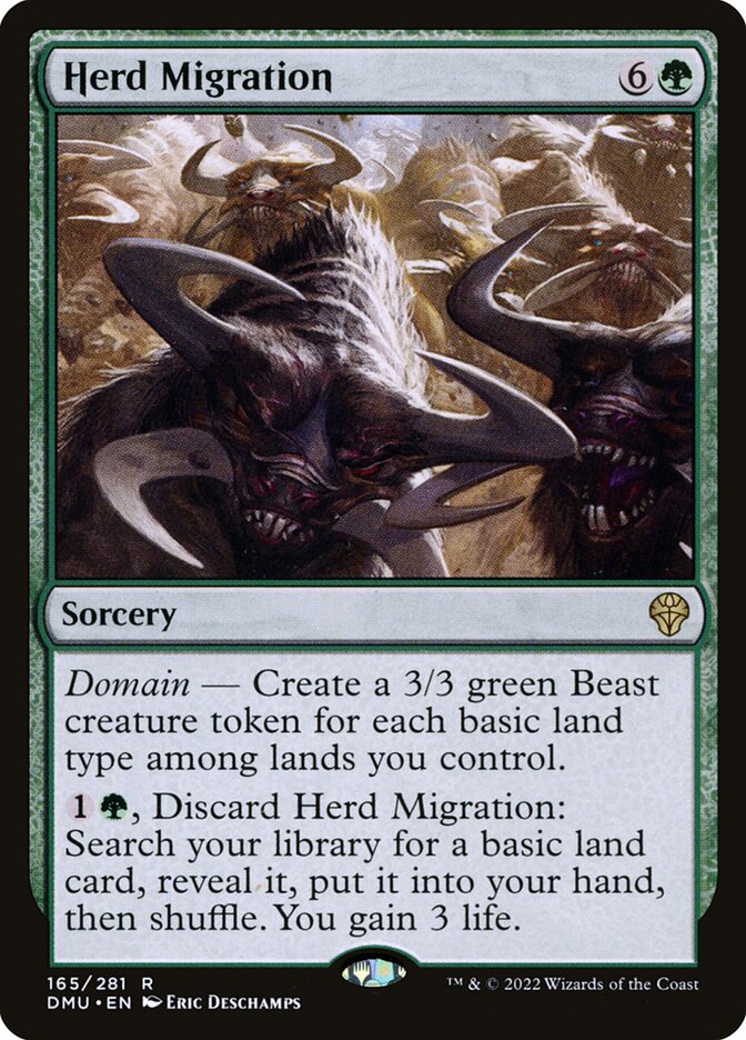 Migration de troupeau — Dominaria United 165/453