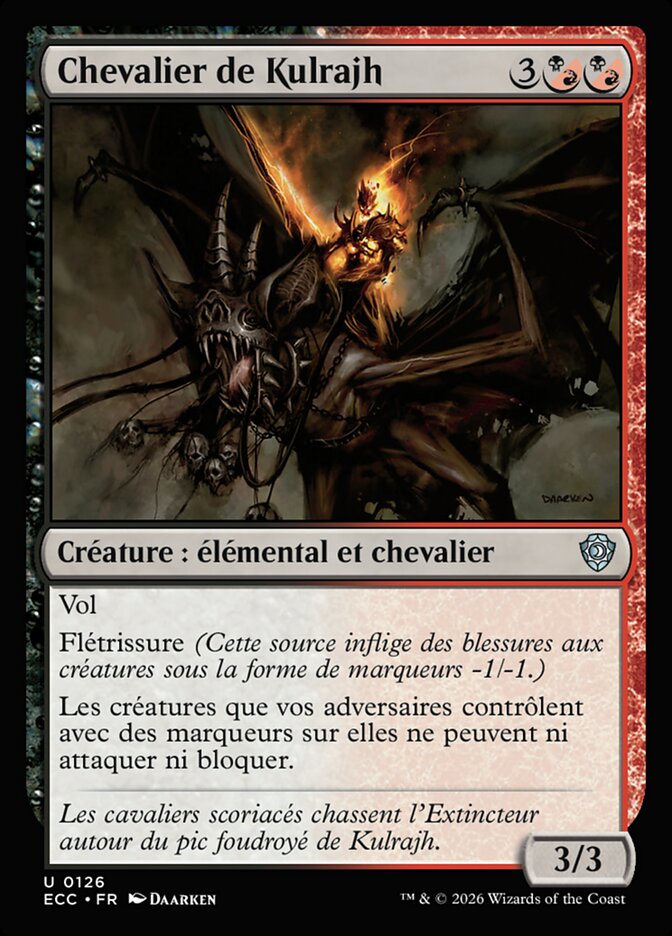 Chevalier de Kulrajh — Lorwyn Eclipsed Commander 126/176
