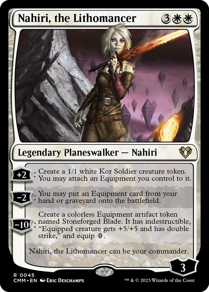 Nahiri, the Lithomancer — Commander Masters 45/1067