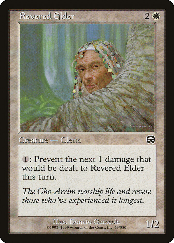 Revered Elder — Mercadian Masques 43/350