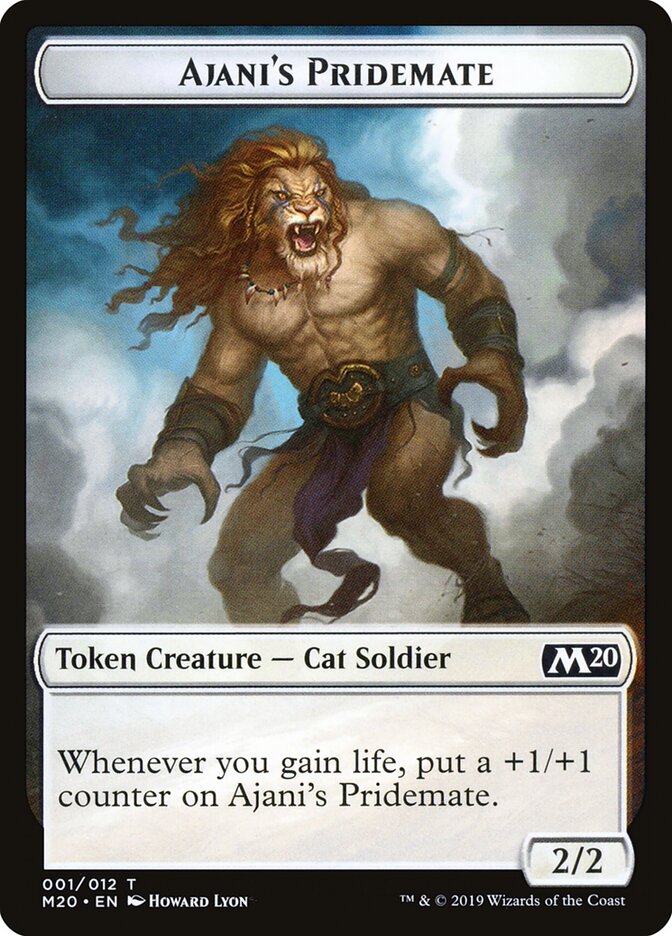 Ajani's Pridemate — Core Set 2020 Tokens 1/12
