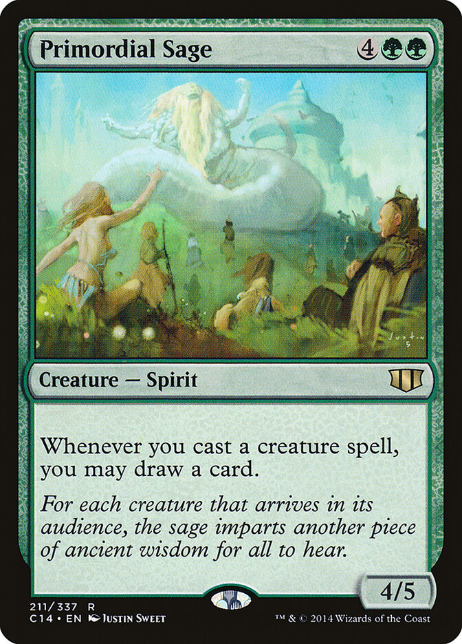 Primordial Sage — Commander 2014 211/337