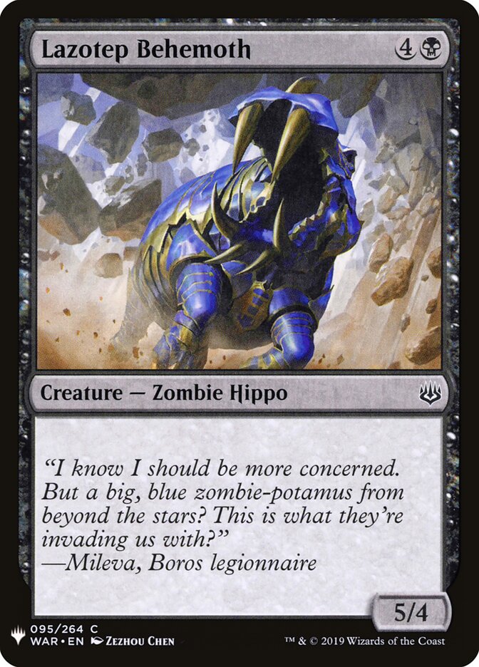 Lazotep Behemoth — The List WAR-95/5581