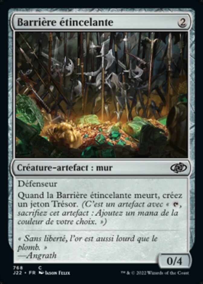 Barrière étincelante — Jumpstart 2022 768/835