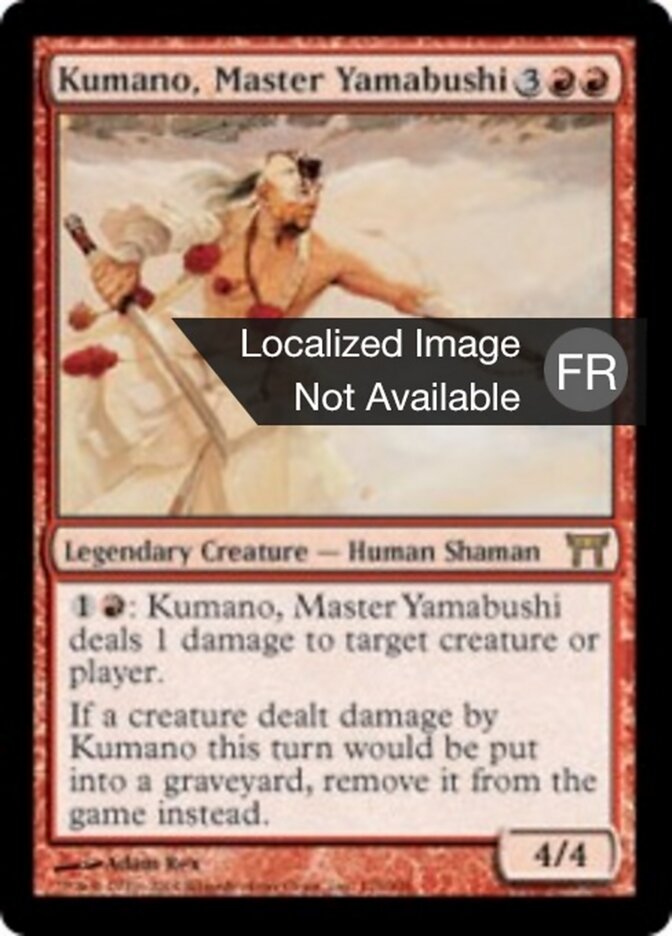 Kumano, maître yamabushi — Champions of Kamigawa 176/307