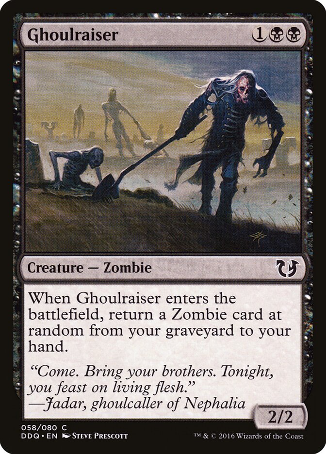 Ghoulraiser — Duel Decks: Blessed vs. Cursed 58/80