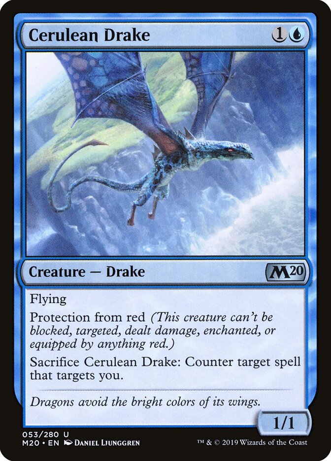 Drakôn céruléen — Core Set 2020 53/345