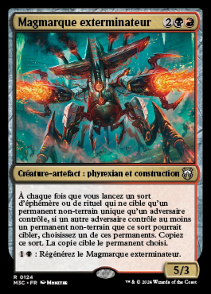 Magmarque exterminateur — Modern Horizons 3 Commander 124/398