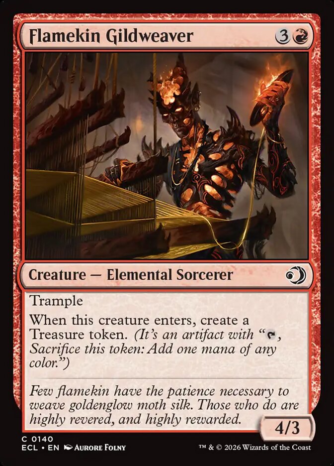Flamekin Gildweaver — Lorwyn Eclipsed 140/408