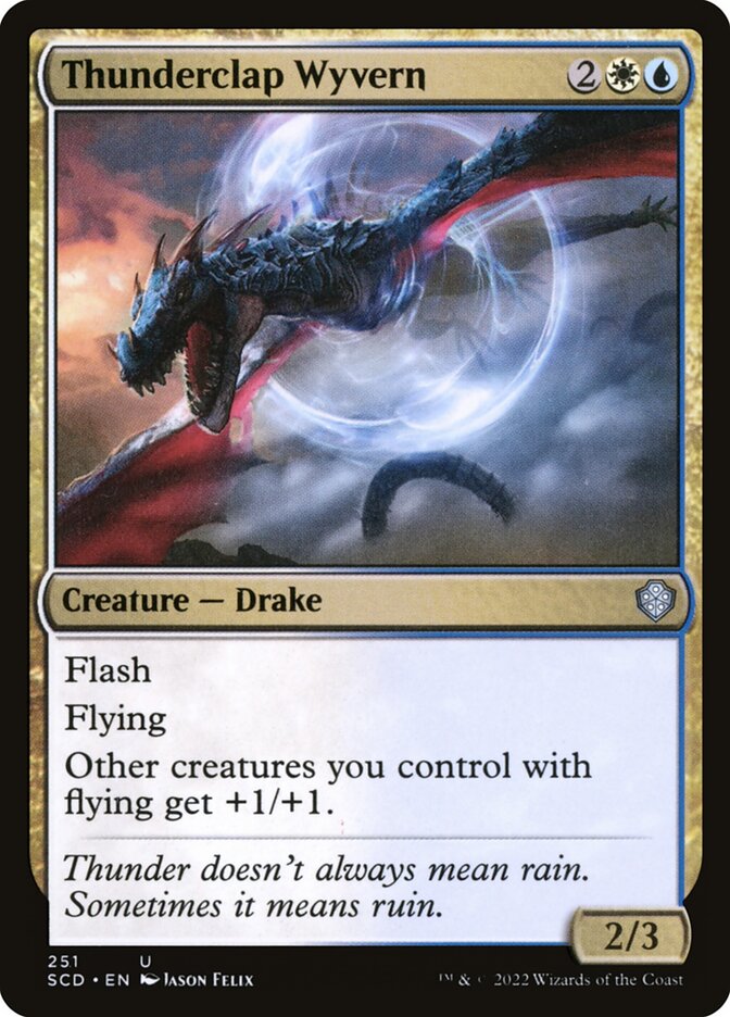 Thunderclap Wyvern — Starter Commander Decks 251/352