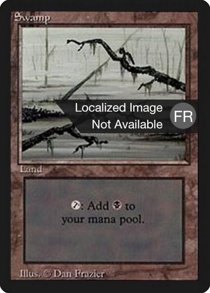 Swamp — Foreign Black Border 298/307
