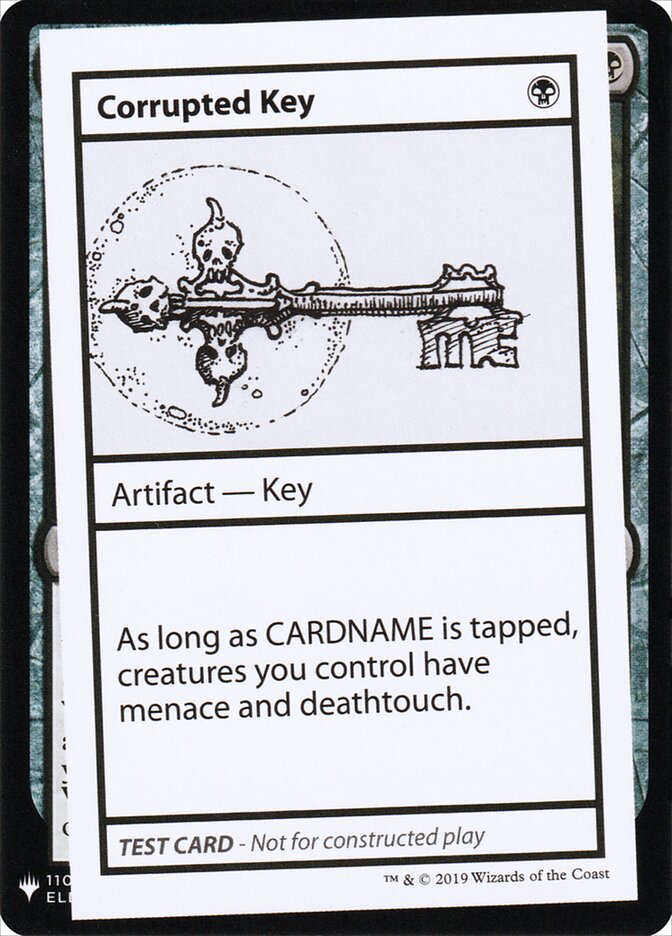 Corrupted Key — Mystery Booster Playtest Cards 2019 39/121