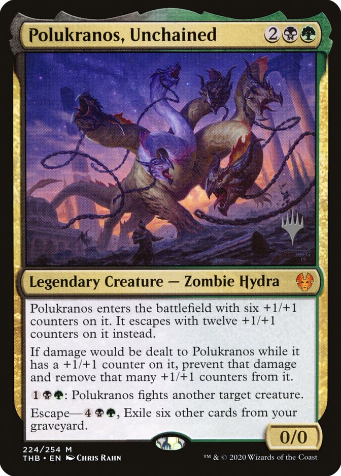 Polukranos, Unchained — Theros Beyond Death Promos 224p/137