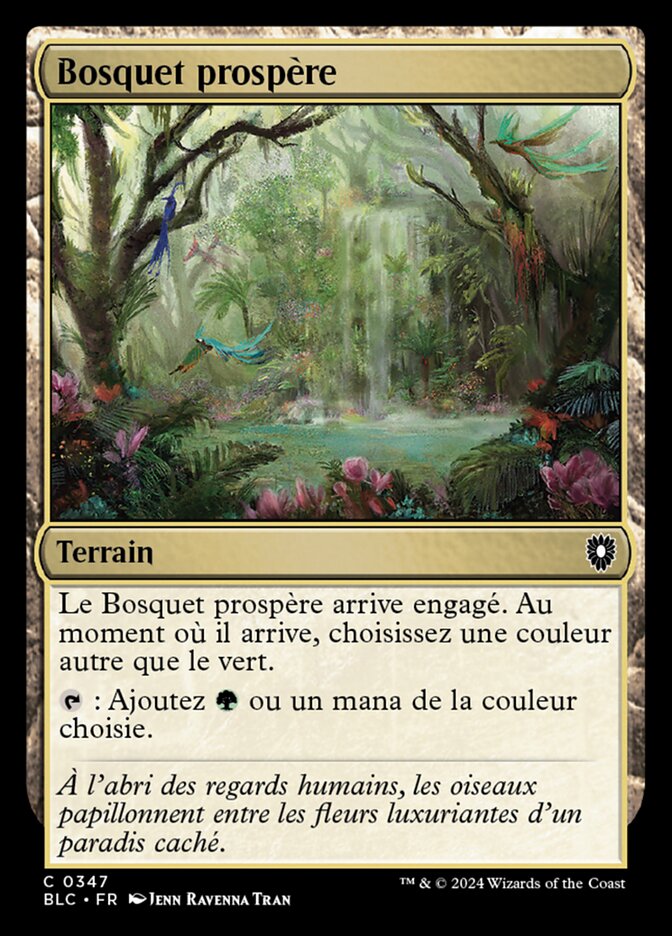Bosquet prospère — Bloomburrow Commander 347/356