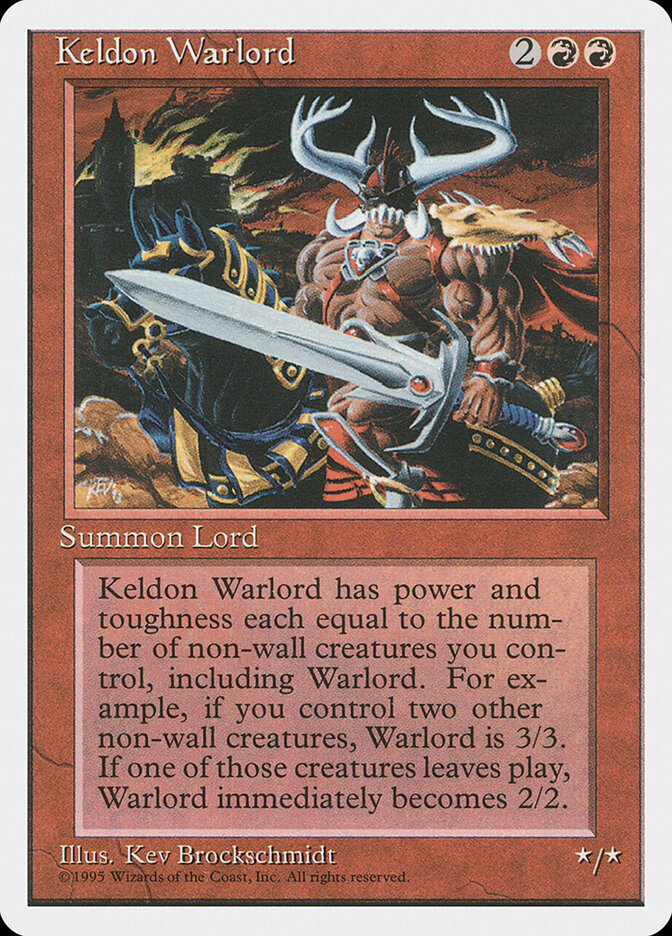 Keldon Warlord — Fourth Edition 207/378