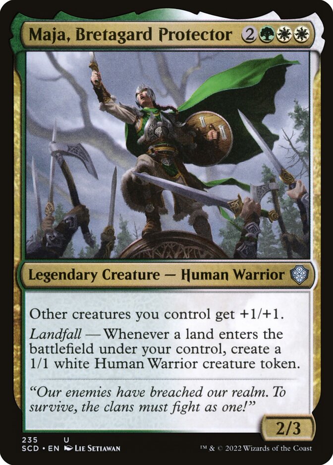 Maja, Bretagard Protector — Starter Commander Decks 235/352