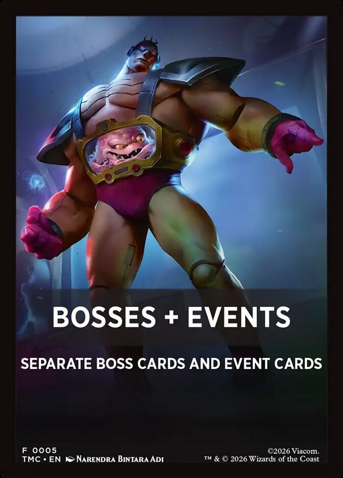Bosses + Events — Teenage Mutant Ninja Turtles Eternal Front Cards 5/5