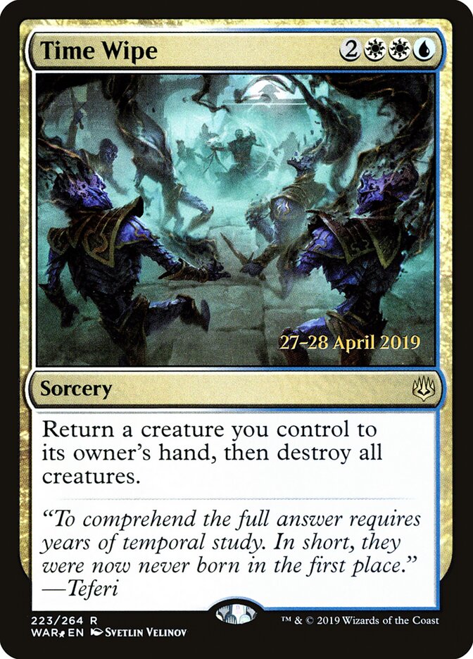 Time Wipe — War of the Spark Promos 223s/176