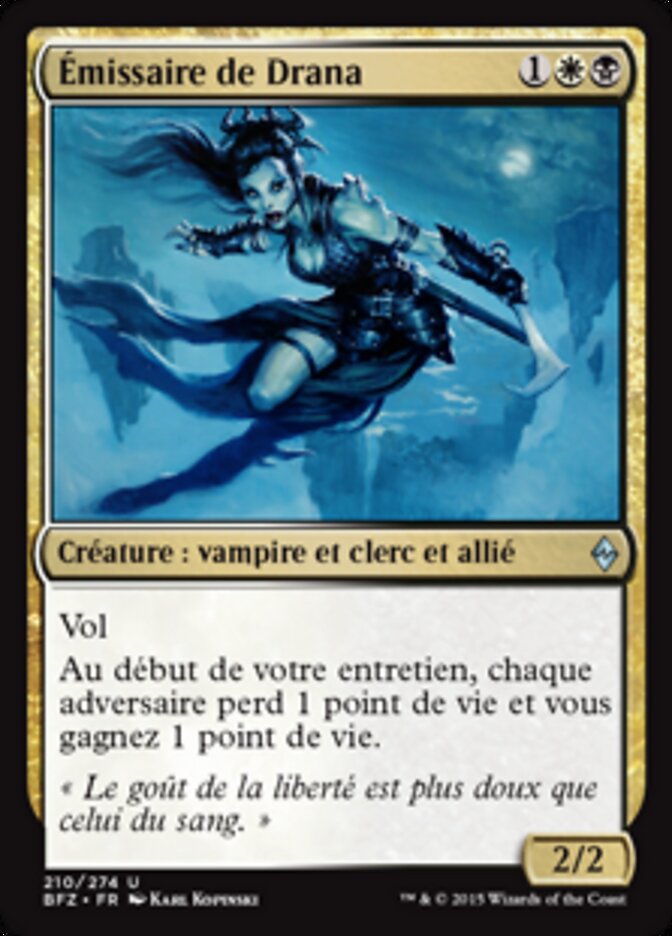 Émissaire de Drana — Battle for Zendikar 210/299