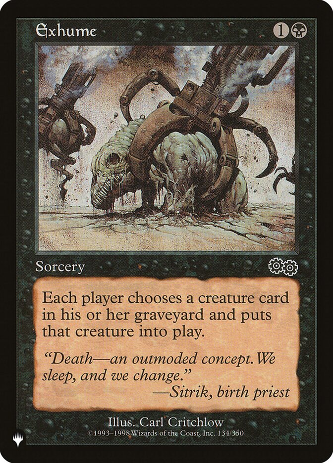 Exhume — The List USG-134/5581