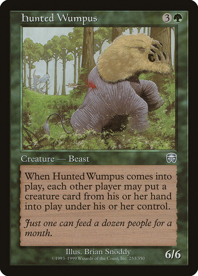 Hunted Wumpus — Mercadian Masques 253/350