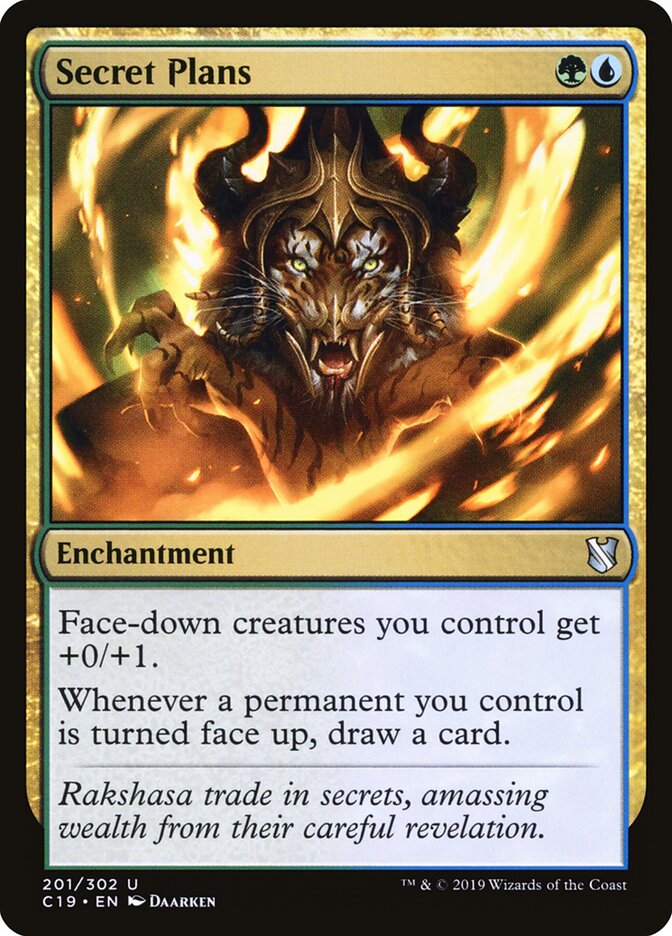 Plans secrets — Commander 2019 201/302