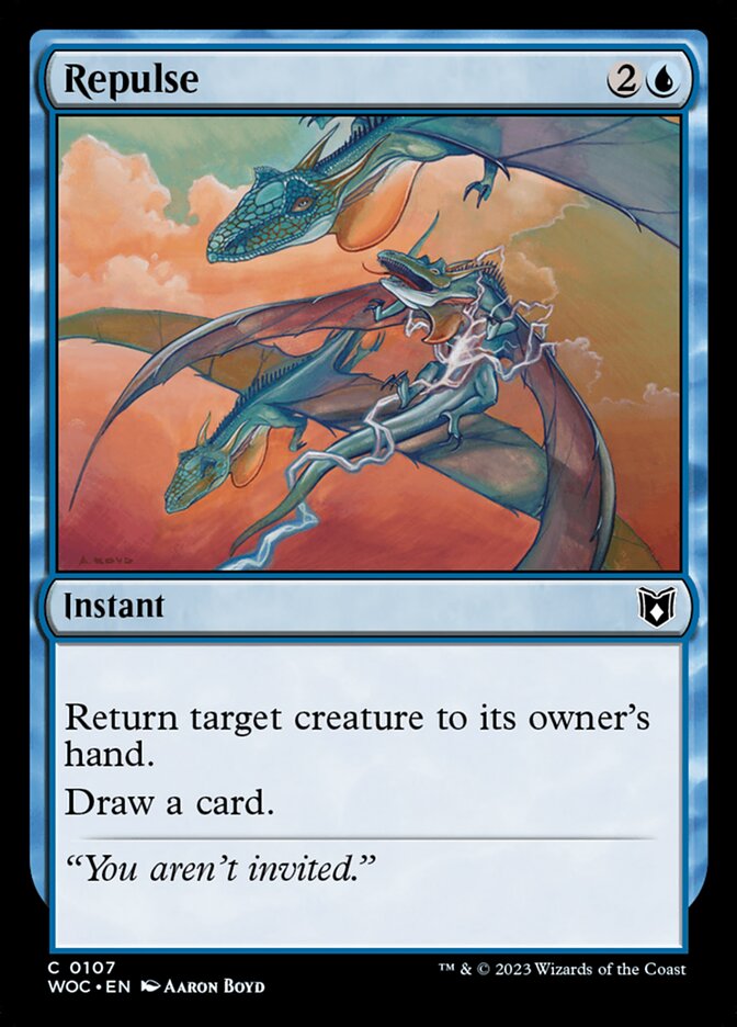 Repulse — Wilds of Eldraine Commander 107/173