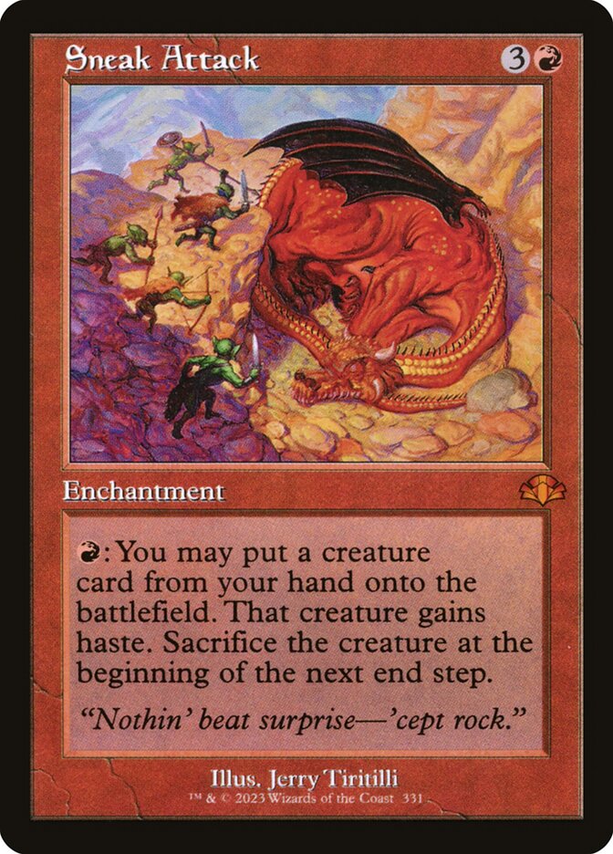 Sneak Attack — Dominaria Remastered 331/457
