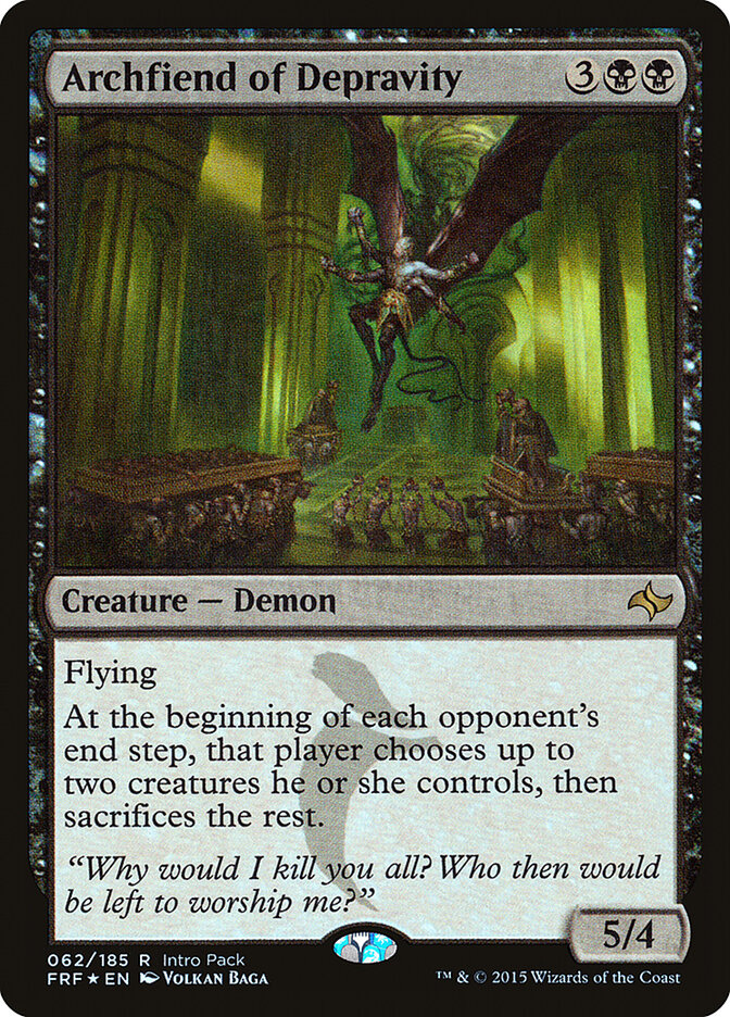 Archfiend of Depravity — Fate Reforged Promos 62/43